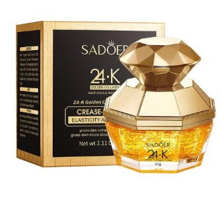 CREMA ANTIARRUGAS CON COLAGENO 24K. ELASTICIDAD Y FIRMEZA 60GR. SADOER